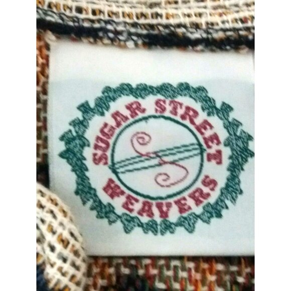 Vintage American Flag Cardigan Sweater One Sizes Semiquincentennial US Birthday - Picture 10 of 11